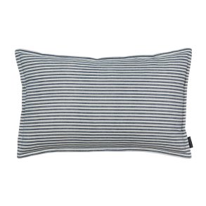 speedtsberg -Pude u/fyld smalle striber 35x55cm Mrkebl og Hvid