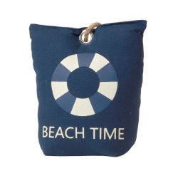 Speedtsberg - Drstopper maritimt udtryk m/ redningskrans bl H: 17cm.