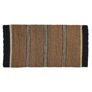 Speedtsberg - Gulvtppe m/mnster flettet Sgrs B: 70 H: 140 cm.