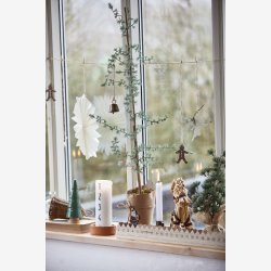 Ib Laursen - Halmbuk m/brunt bnd Ca. ml: W: 5,5 H: 21,5 L: 16,5