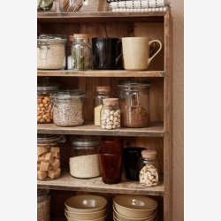 Ib Laursen - Opbevaringsglas m/korkprop 270ml. H: 13,2cm  : 6,2 cm