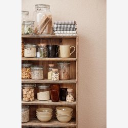 Ib Laursen - Opbevaringsglas m/korkprop 270ml. H: 13,2cm  : 6,2 cm