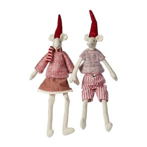 Speedtsberg - Nisse mus 'Noa & Nelli' 35cm, 2 varianter 