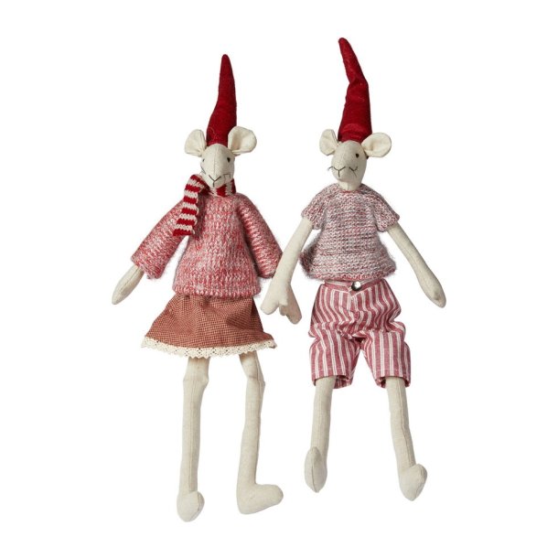 Speedtsberg - Nisse mus 'Noa &amp; Nelli' 35cm, 2 varianter 