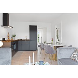 Bolzano spisebord marmor look &amp; messing look  110 cm