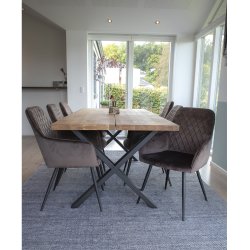 Montpellier Spisebord Olieret eg 200x95x75 cm