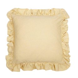 Fondaco - Pudebetr�k m/fl�sekant Gul 45x45 cm. 