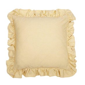 Fondaco - Pudebetr�k m/fl�sekant Gul 45x45 cm. 