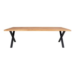 House Nordic - Toulon spisebord, olieret eg med blget kant, 100x300x75 cm