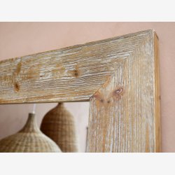 Chic Antique - Spejl i genbrugstr H90/L60/B5cm