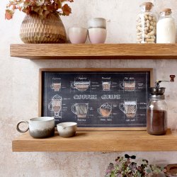 Chic Antique - Billede m/kaffemotiv i ramme 30x40 cm. 