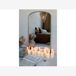 Chic Antique - Spejl m. perlekant