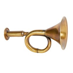 Speedtsberg - Dekorations trumpet 14x7x6cm, Antik brass