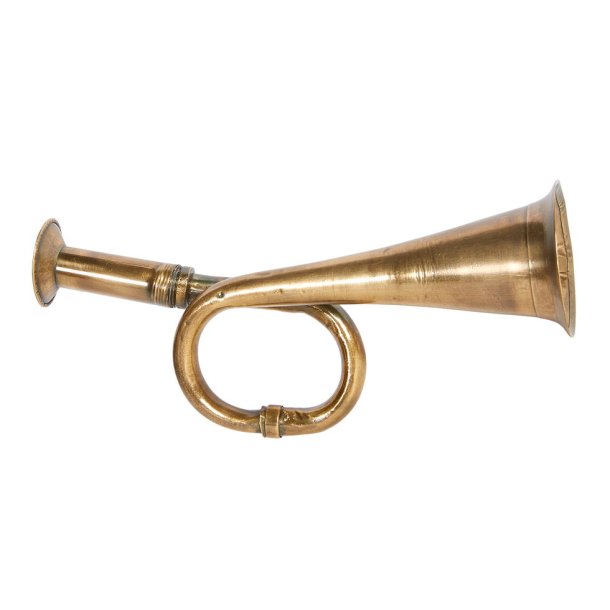 Speedtsberg - Dekorations trumpet 15x7x5cm, Antik brass