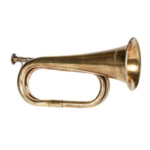 Speedtsberg - Dekorations trumpet 28x10x14cm, Antik brass