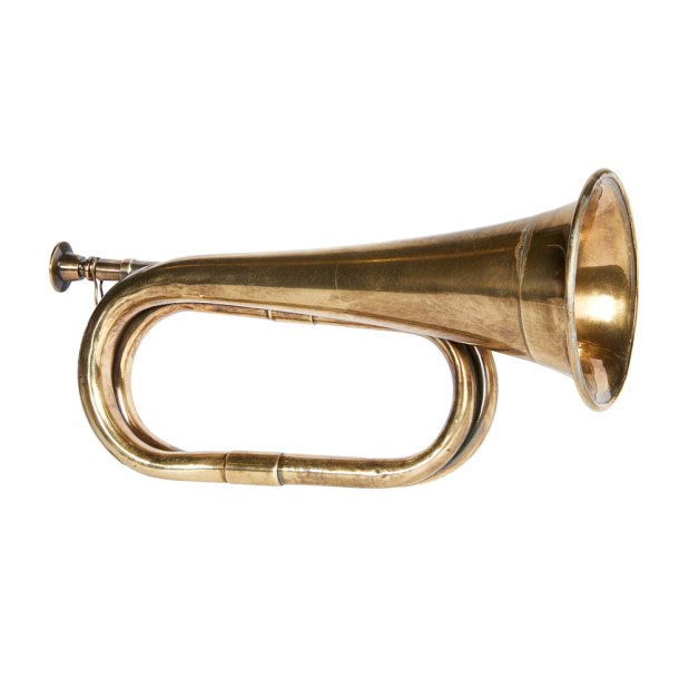 Speedtsberg - Dekorations trumpet 28x10x14cm, Antik brass