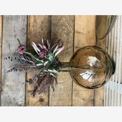 La Vida - Vase rund sand H:44 D:35cm. 