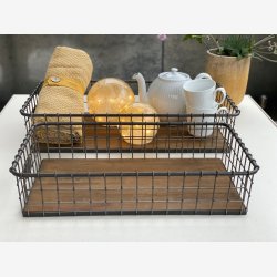 La Vida - Kurve i metal og tr. Sort - Flere strrelser