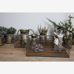 La Vida - Kurve i metal og tr. Sort - Flere strrelser