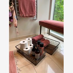 La Vida - Kurve i metal og tr. Sort - Flere strrelser