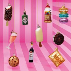 Vondels - Glaskugle Ros Prosecco-glas 8 cm