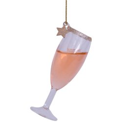Vondels - Glaskugle Ros Prosecco-glas 8 cm