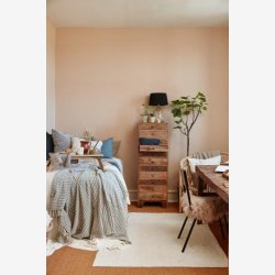 Ib Laursen - Gulvtppe Tuff off white m/lang luv B:120/L:180