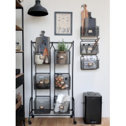 Chic Antique - Billede af kander i sort ramme