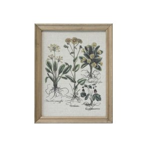 Chic Antique Billede med blomster