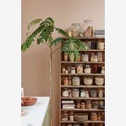 Ib Laursen - Opbevaringsglas m/korkprop 210ml. H: 11cm : 6,2cm