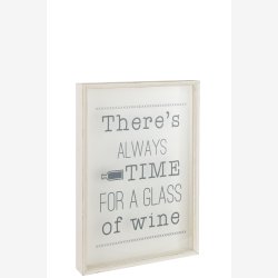 J-Line - Ramme til korkpropper m. tekst Tr� Beige 46x8x65cm.