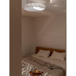PR HOME - Franza Loftlampe, Hvid, 42cm.