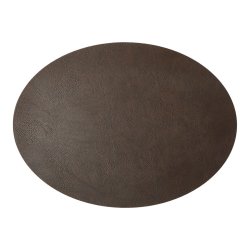 Speedtsberg - Dkkeserviet oval Brun L: 45 B: 33 cm. 