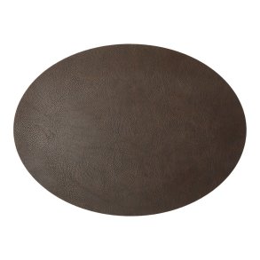 Speedtsberg - Dkkeserviet oval Brun L: 45 B: 33 cm. 