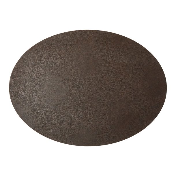 Speedtsberg - Dkkeserviet oval Brun L: 45 B: 33 cm. 