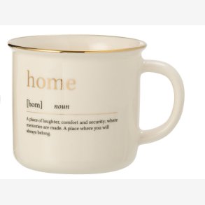 J-Line - Krus m/hank & tekst 