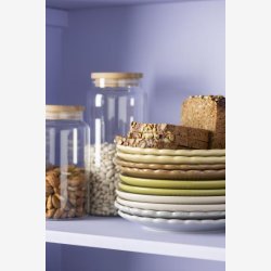 Ib Laursen - Frokosttallerken Mynte Herbal Grn H2/19,5cm. 2 sortering