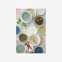 Ib Laursen - Frokosttallerken Mynte Aqua Haze H2/19,5cm. 2 Sortering