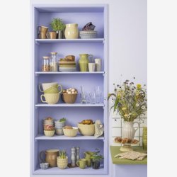 Ib Laursen - Frokosttallerken Mynte Herbal Grn H2/19,5cm. 2 sortering