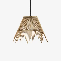 Madam Stoltz - Loftlampe i bambus D:35x26,5cm