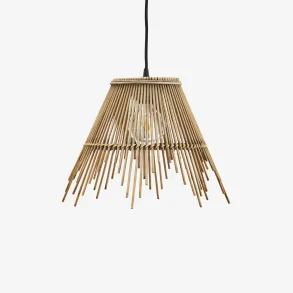 Madam Stoltz - Loftlampe i bambus D:35x26,5cm