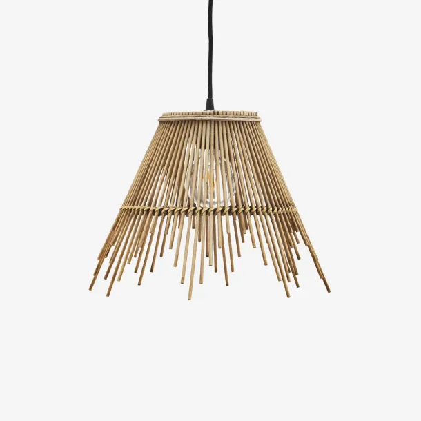 Madam Stoltz - Loftlampe i bambus D:35x26,5cm