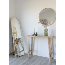 House Nordic - Girona konsolbord i teaktr, 90x30x80 cm