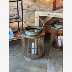 La Vida - Lanterne m/guld look H:35 D:27 cm. 