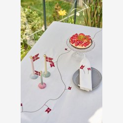 Speedtsberg - Keramik Flag dannebro 8x5x14cm St m/3stk.