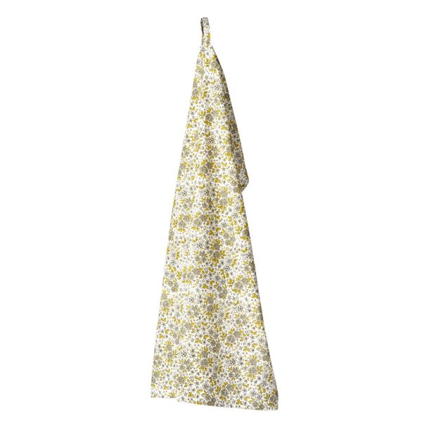 Speedtsberg - Viskestykke m/blomster print Bomuld L: 50 B: 70 cm.