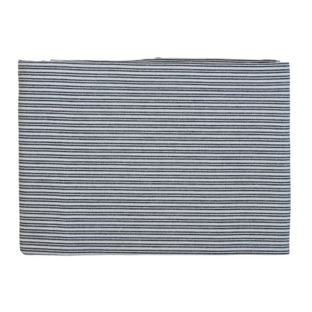 Speedtsberg - Dug m/smalle striber Mrke Bl L: 140 B: 240 cm 