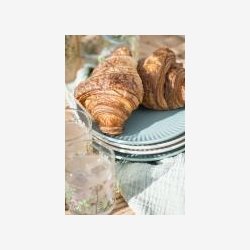 Ib Laursen - Frokosttallerken Mynte Aqua Haze H2/19,5cm. 2 Sortering