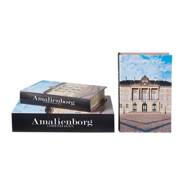 Speedtsberg - Bog/ske 'Amalienborg' m/opbevarings rum, Sort - Flere strrelser 