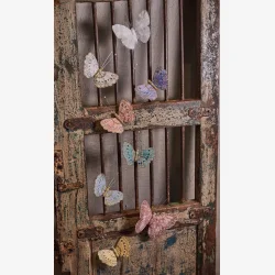 Speedtsberg - Sommerfugl med klips 6 assorterede (10 cm)